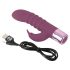 Rabbit vibrator sa klitoralnom stimulacijom i G-tačkom (ljubičasti)
