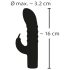 Rabbit vibrator sa klitoralnom stimulacijom i G-tačkom (ljubičasti)