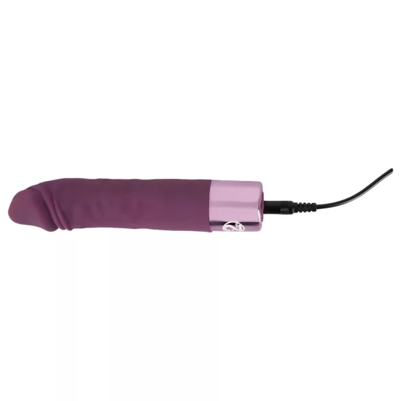 You2Toys Elegant Realistic - punjivi, vodootporni vibrator (ljubičasti)