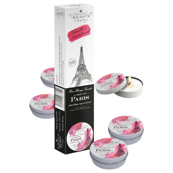 Petits Joujoux Paris - mirisna sveća za masažu - vanila i sandal (5x43ml)
