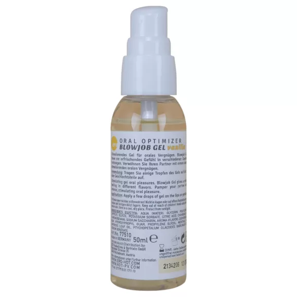 HOT - Blowjob gel - oralni lubrikant - vanila (50 ml)
