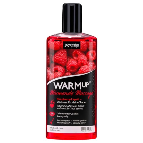JoyDivision WARMup - zagrevajuće ulje za masažu - malina (150ml)