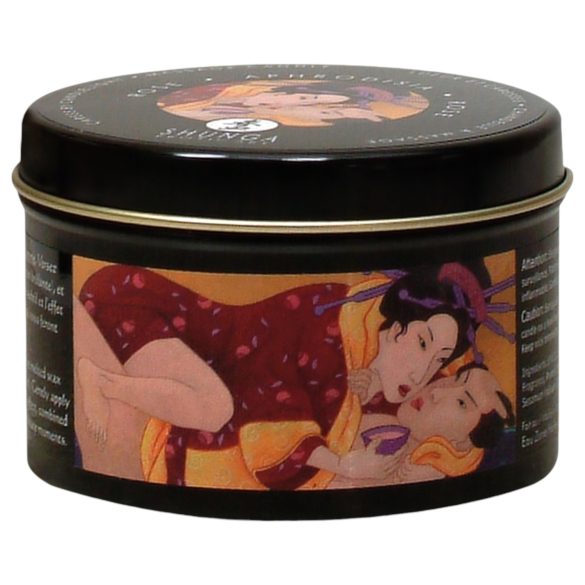 Shunga erotska sveća za masažu - pojačivač strasti - ruža (170ml)