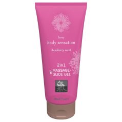 Šijacu 2u1 sa mirisom maline - masažni lubrikant - 200 ml