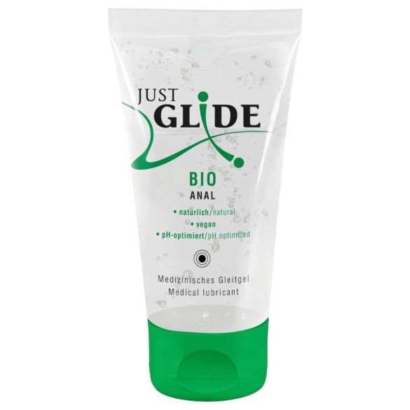 Just Glide Bio ANAL - водени вегански лубрикант (50ml)