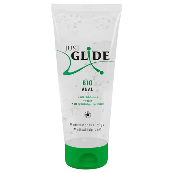 Just Glide Bio ANAL - водени веган лубрикант (200ml)