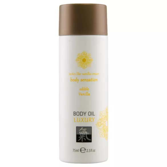 Shiatsu Luxury - jestivo ulje za masažu - vanila (75ml)