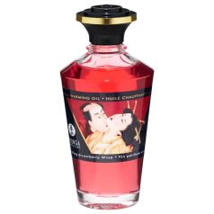   Shunga - grejuće ulje za masažu - šampanjac i jagoda (100ml)