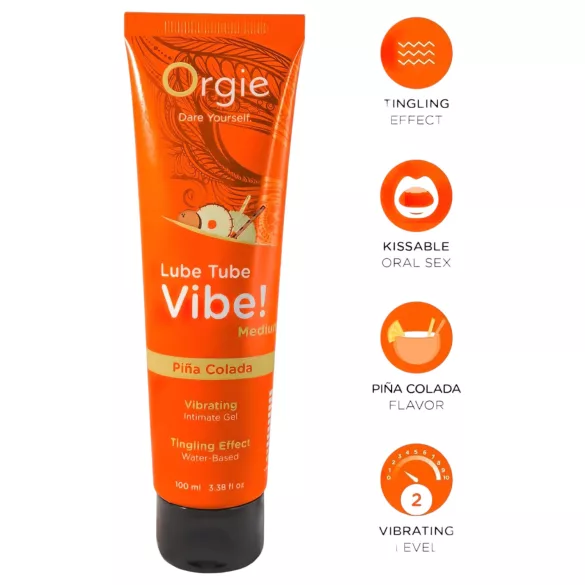 Orgie Lube Tube - Intimni gel sa efektom peckanja - Pina Kolada (100ml)
