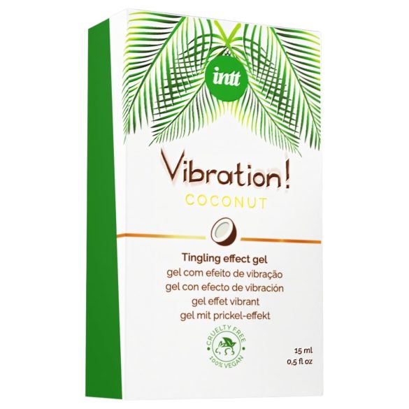 Intt Vibration! - tečni vibrator - kokos (15ml)