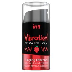 Intt Vibracija! - tečni vibrator - jagoda (15ml)