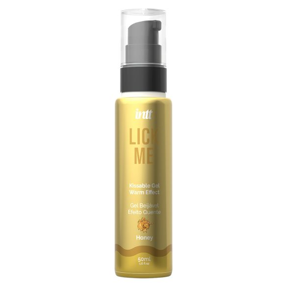 Intt Lick Me - Medni lubrikant sa efektom zagrevanja (50ml)
