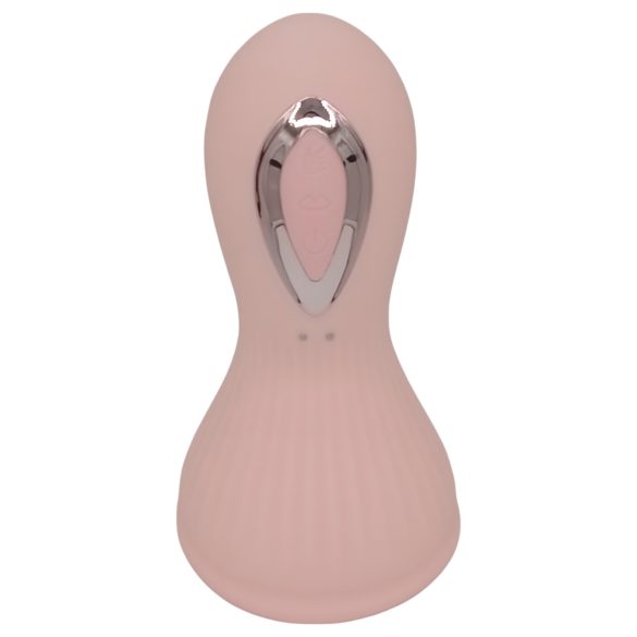 Lonely - Bežični, vodootporni vibrator za bradavice sa usisnim i lizućim funkcijama (pink)