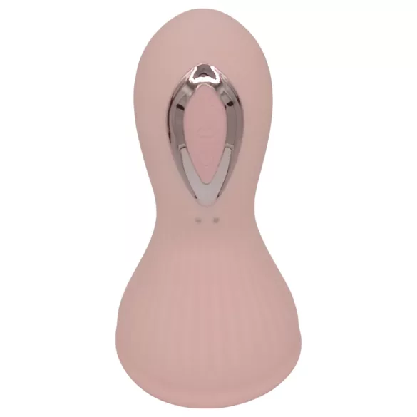 Lonely - Bežični, vodootporni vibrator za bradavice sa usisnim i lizućim funkcijama (pink)