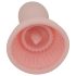 Lonely - Bežični, vodootporni vibrator za bradavice sa usisnim i lizućim funkcijama (pink)