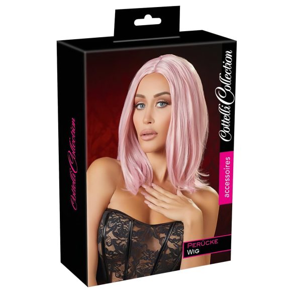 Poluduga bob perika (roze)