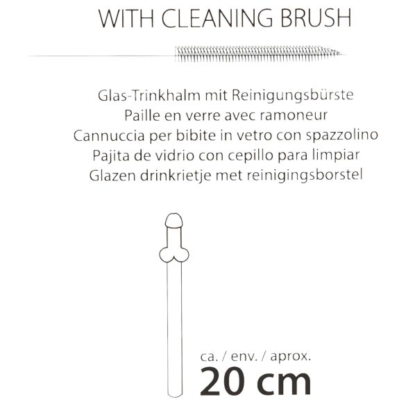 Straw Willy - providna slamka sa penisom (4 komada)