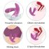 Cotoxo Sedlo - daljinski kontrolisani prostata vibrator (ljubičasti)