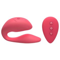 Cotoxo Cupid 2 - daljinski parni vibrator (crveni)