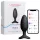 Lovense Hush 2 S - aplikacijom upravljani analni vibrator (38 mm, crni)