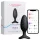 Lovense Hush 2 M - апликaцијом управљани анални вибратор (45 mm, црни)