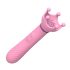 Sunfo - 2u1 bradavica vibrator (roze)