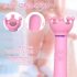 Sunfo - 2u1 bradavica vibrator (roze)