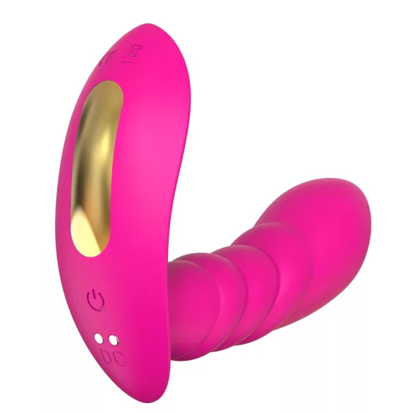 Sunfo - nosivi, aplikacijom upravljani vibrator za nošenje (roze)