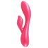 LP Jessica - pametan, vodootporni vibrator sa stumulacijom klitorisa (roze)