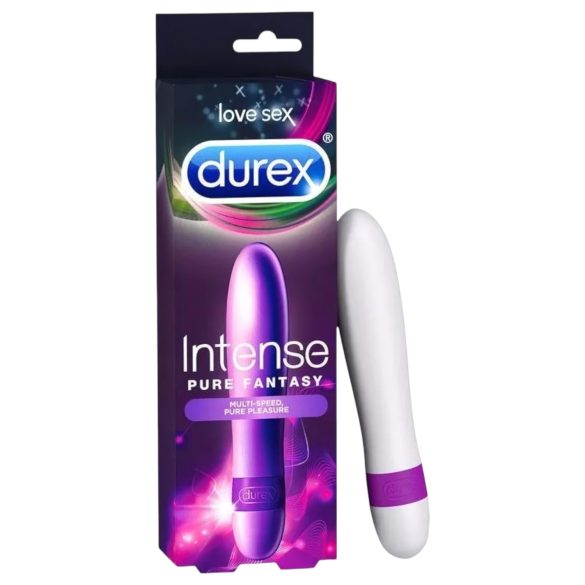 Durex Intense Pure Fantasy - beli vibrator (štap)