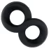 Pulselock Taur - dupla prsten za penis i testise (crni) - 20 mm