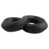 Pulselock Taur - dupla prsten za penis i testise (crni) - 20 mm