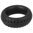 Pulselock Forge - silikonski prsten za penis sa dezenom felne (crni) - 35 mm