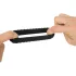 Pulselock Forge - silikonski prsten za penis sa dezenom felne (crni) - 35 mm