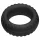 Pulselock Forge - silikonski prsten za penis sa šarom gume (crni) - 30 mm