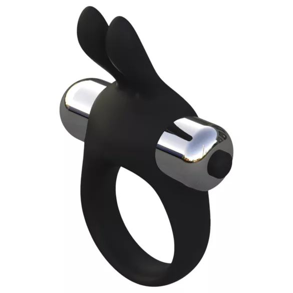 Pulselock Vantr - vibracioni zečica prsten za penis (crni) - 30 mm