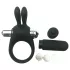 Pulselock Vantr - vibracioni zečica prsten za penis (crni) - 30 mm