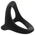Pulselock Taur - Y‑oblik prsten za penis i testise (crni) - S