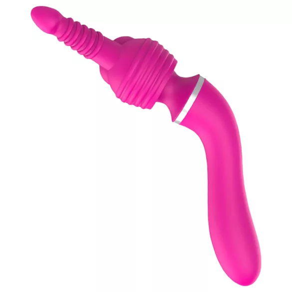Lonely 2u1 - masažer i G-tačka vibrator sa 3 nastavka (roze)