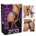 ZADO - kožni donji deo + 2 unutrašnja dilda (crna) - L/XL