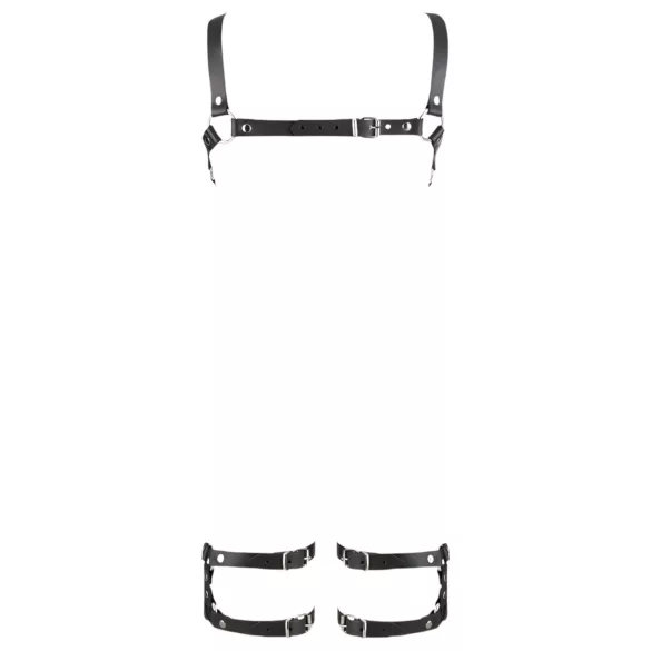 ZADO - kožni korseti - crna boja - L/XL