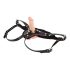 ZADO - kožni pojas za strap-on (crna) - S-L