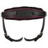 ZADO - kožni pojas za strap-on (crna) - S-L