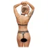 ZADO - kožni set sa crnim strap-onom - L/XL