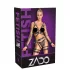 ZADO - višedelni kožni harness set sa lisicama - crni - L/XL