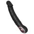 Funny Me - punjivi vodootporni crni vibrator sa glavicom