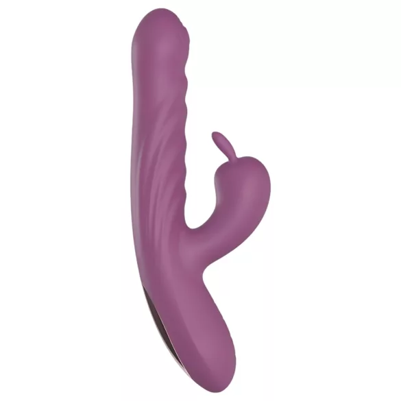 Funny Me Rabbit Bunny - vibrátor sa punjivom baterijom, s trusećom klitoralnom rukom (ljubičasti)