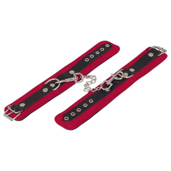 ZADO - crvene kožne lisice za zglobove