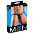 Svenjoyment – sjajni crni jockstrap - XL