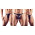 Svenjoyment - Muški tanga set - crna (3 dela) S-L